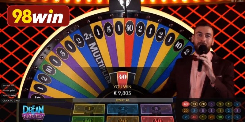 Vòng quay Dream Catcher hấp dẫn tại sảnh casino